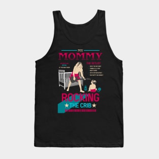 mothers day mommy rocking the crib retro 03 Tank Top